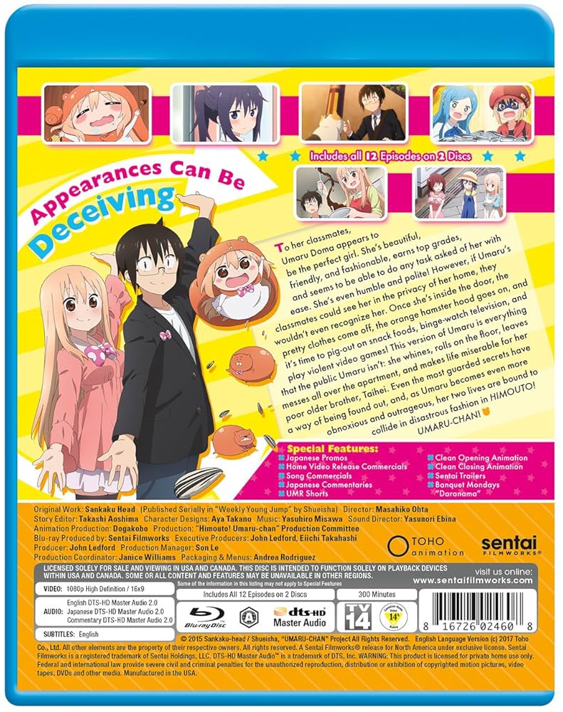 Amazon.co.jp: Himouto Umaru-Chan/ [Blu-ray] [Import] : 干物